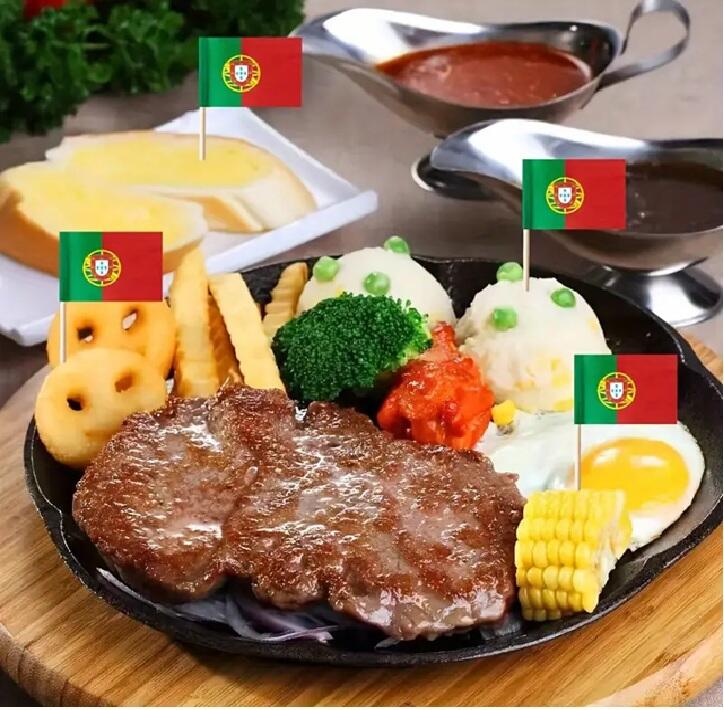 Portugal Flaggen-Picker 100 Stück