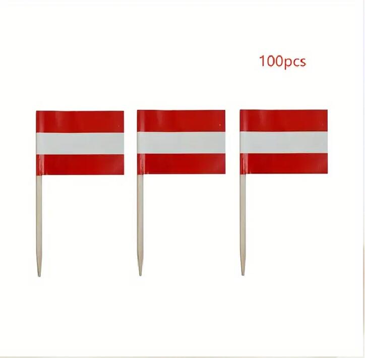 Österreich-Flaggen 100 Stück