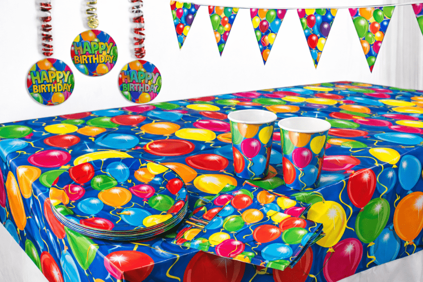 Einweg Deko Set Ballon