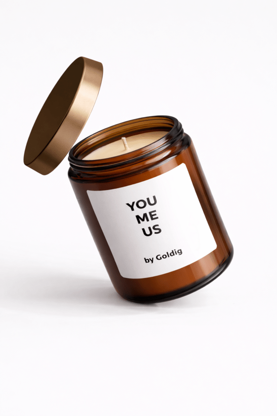 Duftkerze You · Me · Us