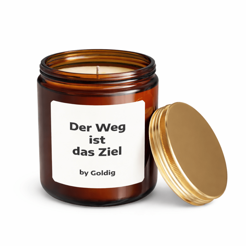 Duftkerze Der Weg ist das Ziel
