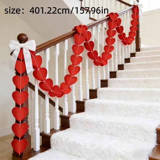 Guirlande de cœurs – 4 mètres