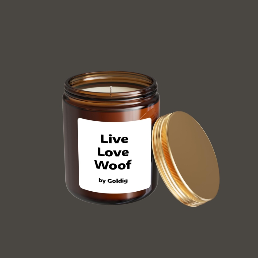 Duftkerze Live Love Woof