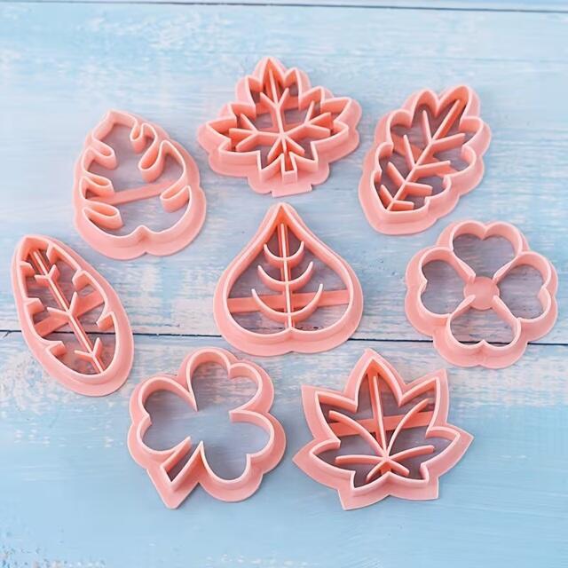 8-teiliges Mini-Blatt Ausstechformen-Set