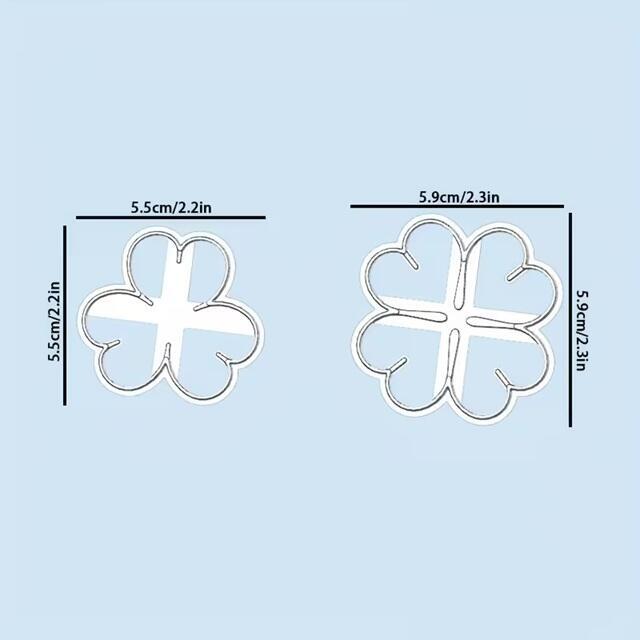 Kleeblatt Ausstechformen Set