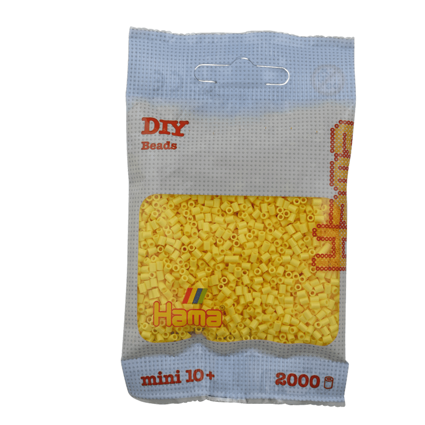 Bügelperlen MINI Hellgelb
