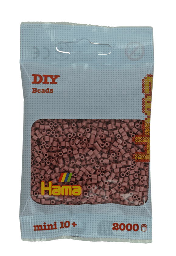 Bügelperlen MINI Rosenholz