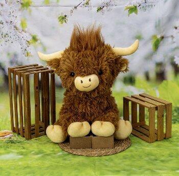 Plüschtier Hochlandrind 43 cm