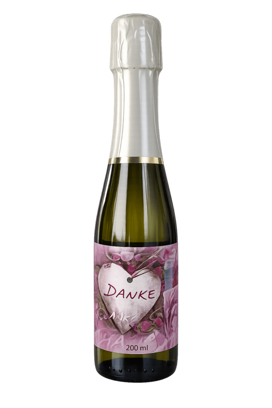 Prosecco Danke 2dl Geschenkidee