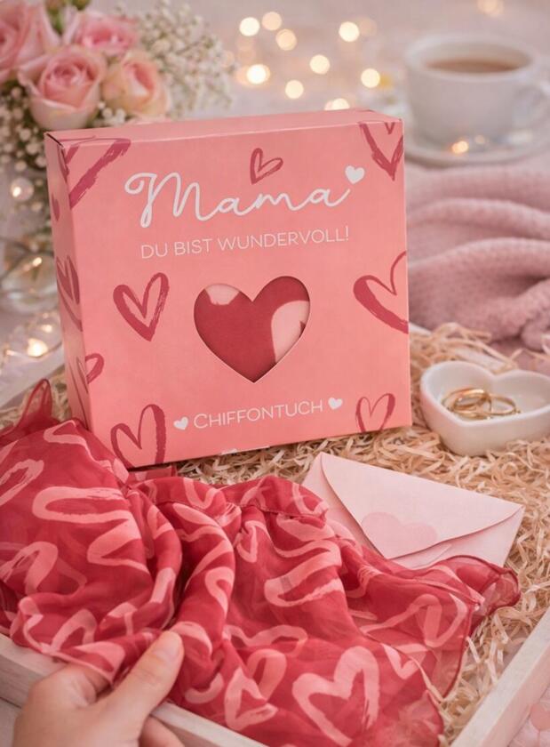 Chiffontuch Mama du bist wundervoll