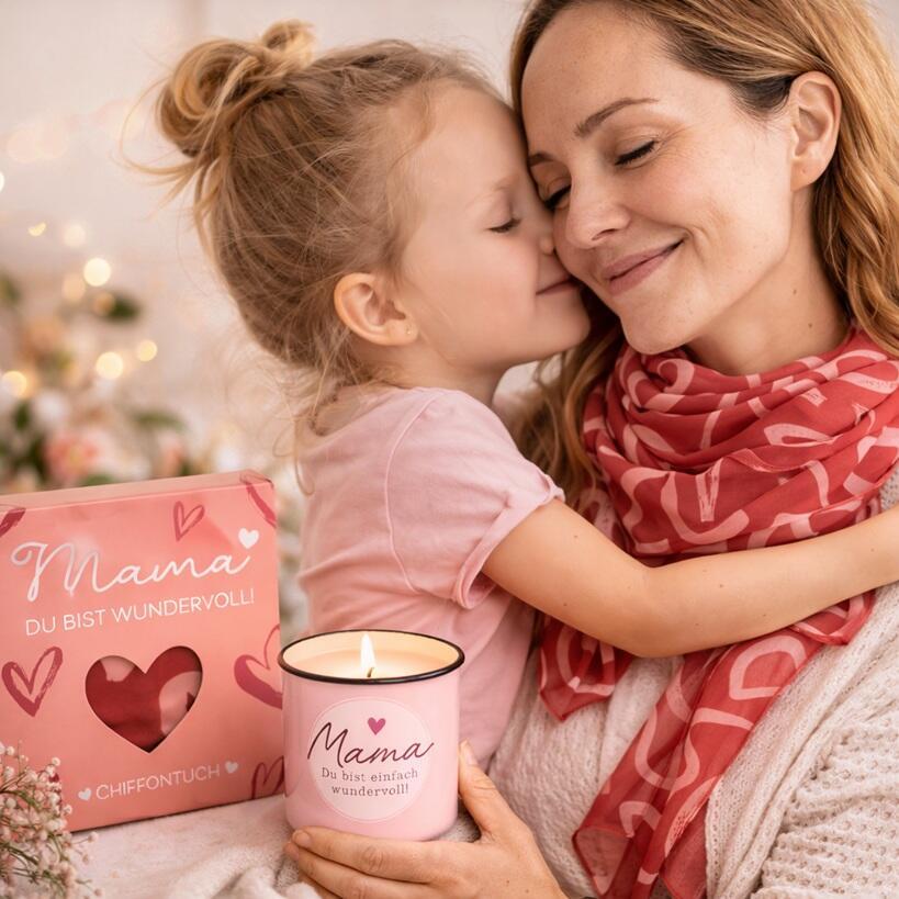 Chiffontuch Mama du bist wundervoll