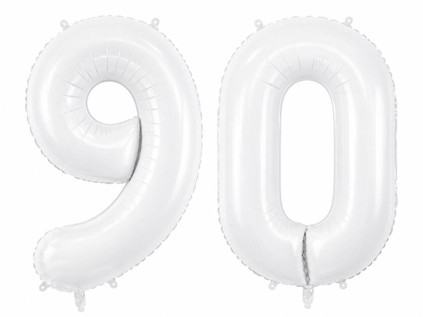 Zahlenballon 90 Lila - Set 9 & 0