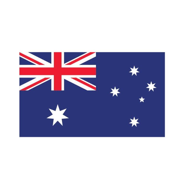 Bügelbild Australien Flagge
