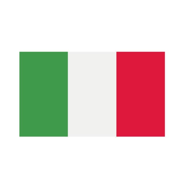 Bügelbild Italien Flagge
