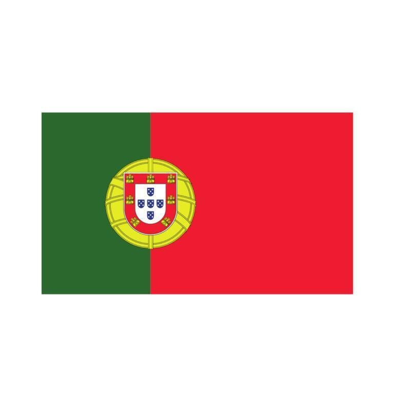 Bügelbild Portugal Flagge