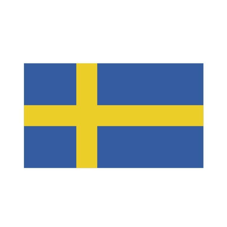 Bügelbild Schweden Flagge