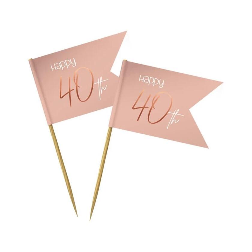 Partypicker Happy 40 Lachs