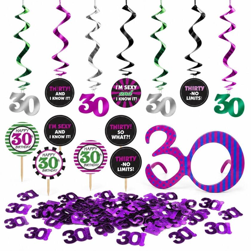 Partyset 21e anniversaire Traffic Sign