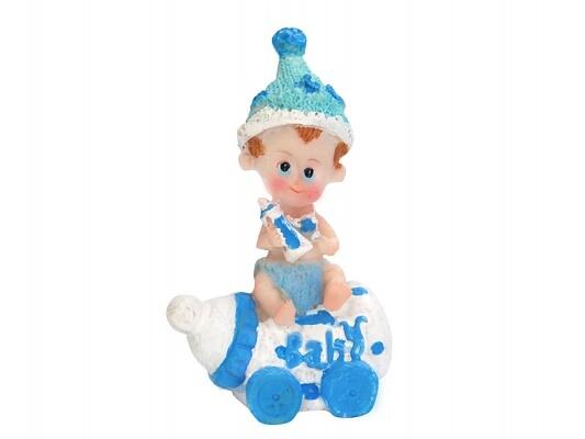 Kleiner Junge in der Flasche Figur