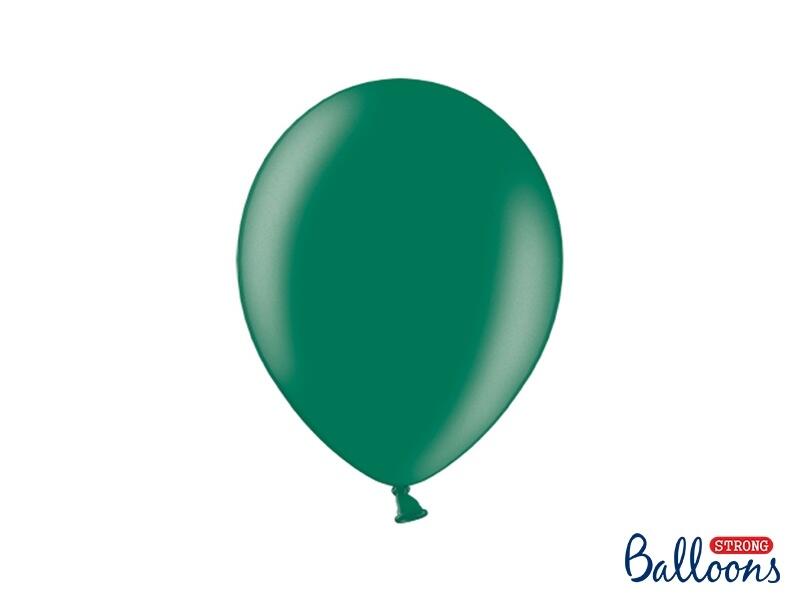 50 ballons vert foncé 27cm