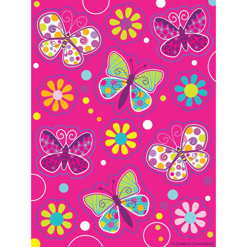 Schmetterling Sticker Pink