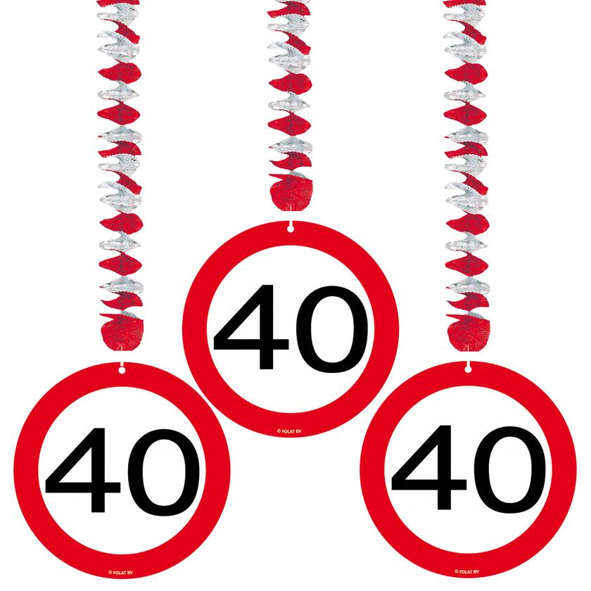40 Jahre Hänger Traffic Sign