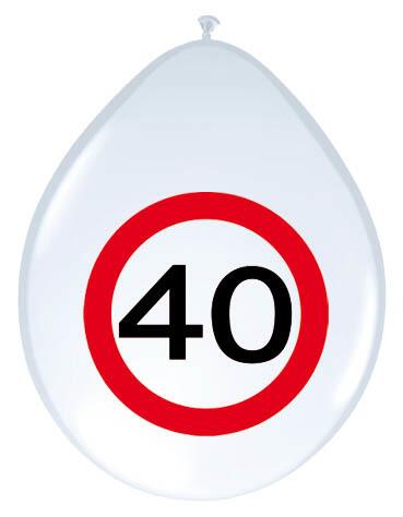 Ballon 40 Jahre Traffic Sign