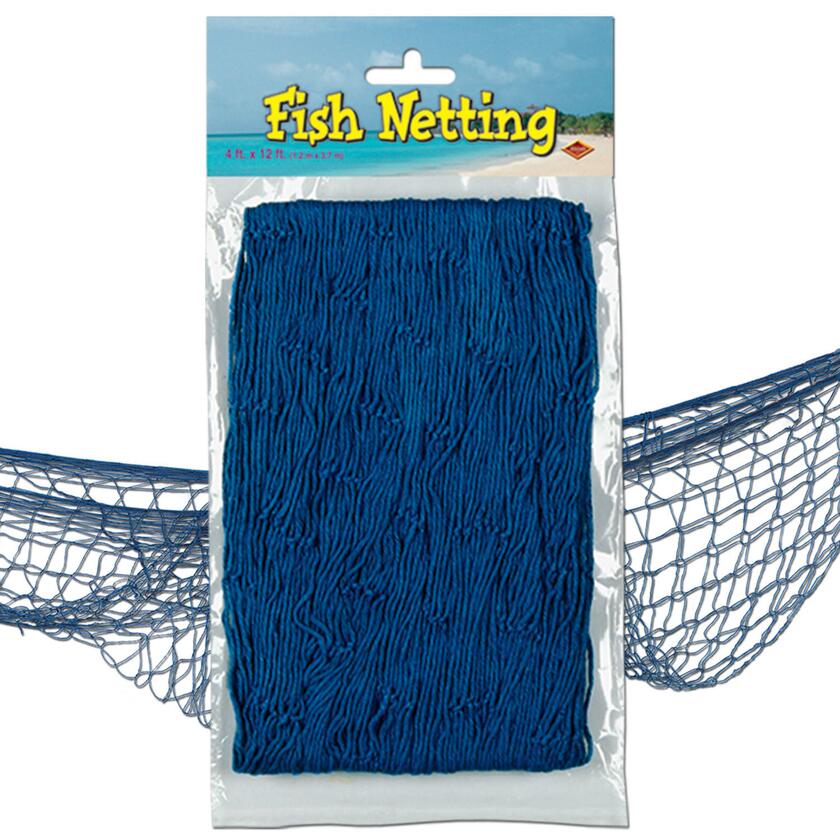 Fischnetz Blau
