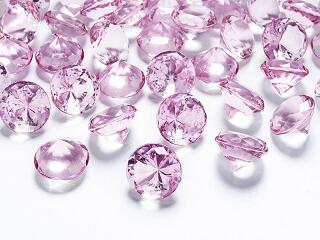 Deko Diamanten Pink 20mm