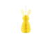 Décoration lapin papier nid d&#39;abeille jaune