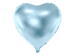 Ballon aluminium coeur bleu clair