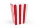 Boîtes à popcorn rayures rouges et blanches