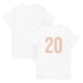 T-Shirt Blanc Numéro 50 Or