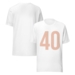 T-Shirt Blanc Numéro 50 Or
