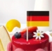Deutsche Flaggen-Picker 100 Stück