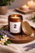 Bougie parfumée avec chiffre 2
