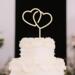 Doppelherz Cake Topper aus Holz