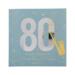 Geburtstagskarte 80 besonderer Geburtstag – Musikkarte Happy Birthday