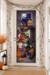 Set de déco de porte Halloween – Sorcière, toile d’araignée & mini-araignées