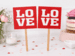 Fotobox Accessoires "LOVE"