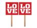 Fotobox Accessoires "LOVE"
