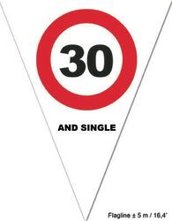 Wimpelkette 30 Jahre Traffic Sign