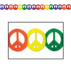 Girlande Peace Sign