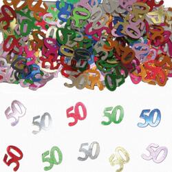 50 ans de confettis de table
