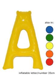 Ballon Buchstaben "A"  in 5 Farben
