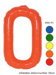 Ballon Buchstabe "O"  in 5 Farben