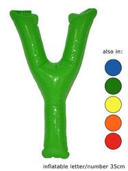 Ballon Buchstaben "Y"  in 5 Farben