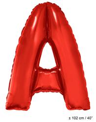 Folienballon Buchstab "A" Rot 1 Meter