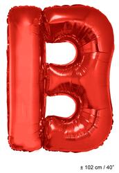 Buchstaben Ballon "B" Rot 1 Meter