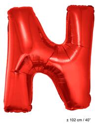 Ballon Buchstaben "N" Rot 1 Meter